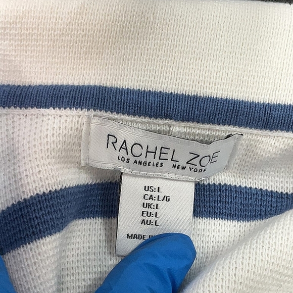 Rachel Zoe Nautical Striped Blazer - Large NWT - Picture 4 of 5